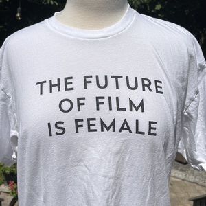 T-shirt "The Future of Film is Female" large